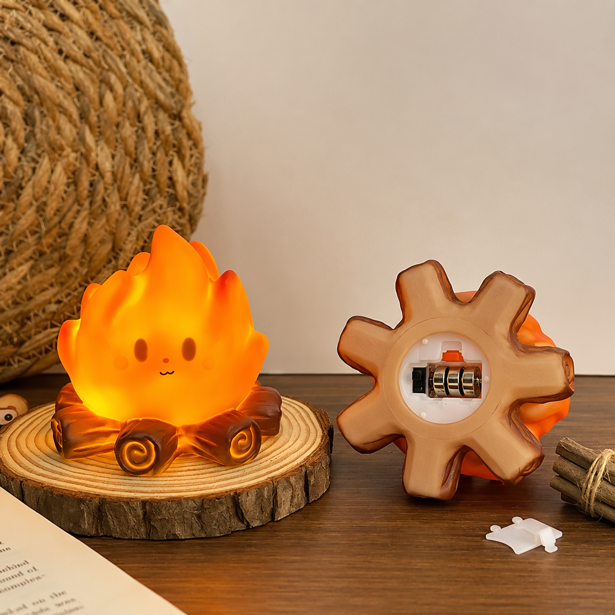 Veilleuse LED Flamme Kawaii