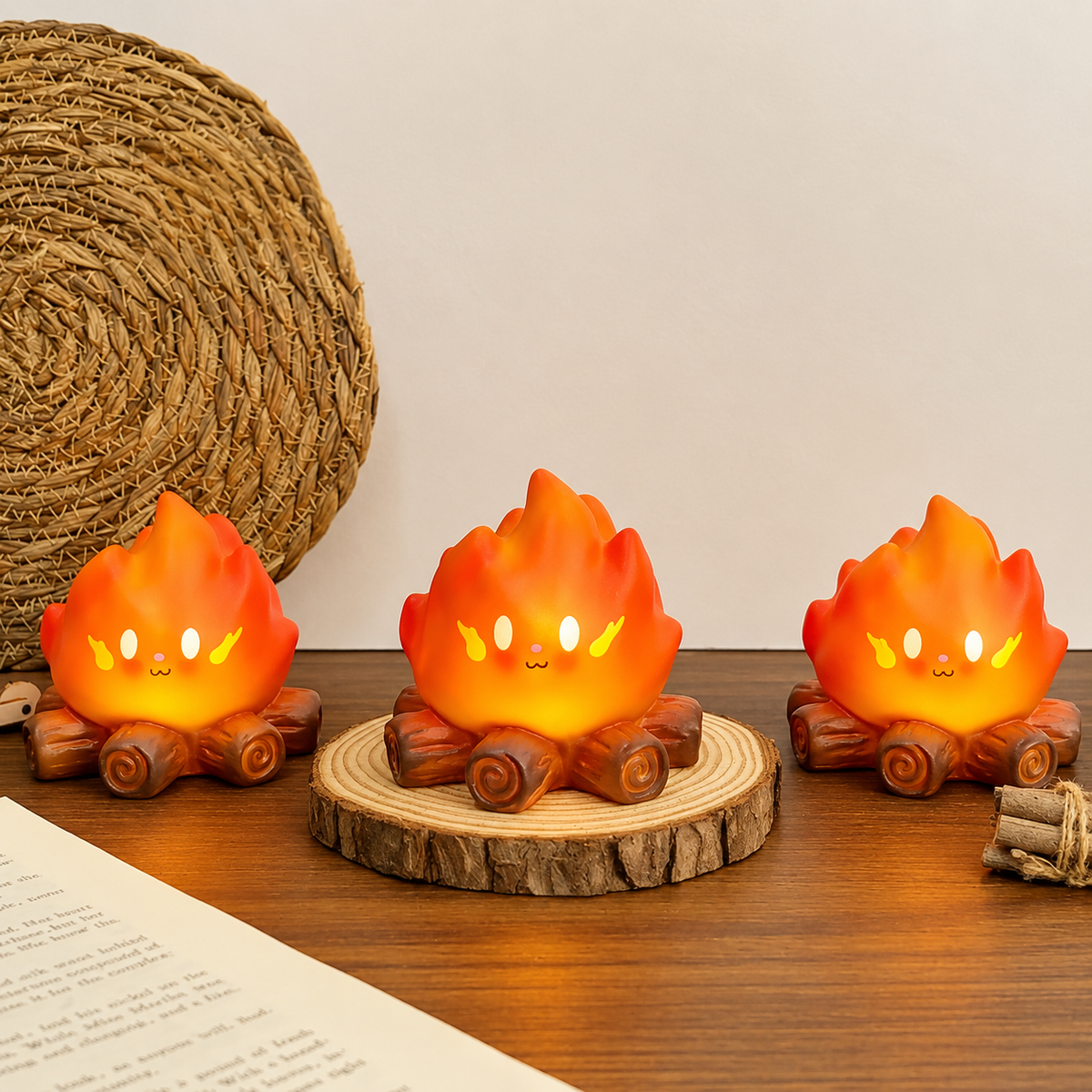 Veilleuse LED Flamme Kawaii