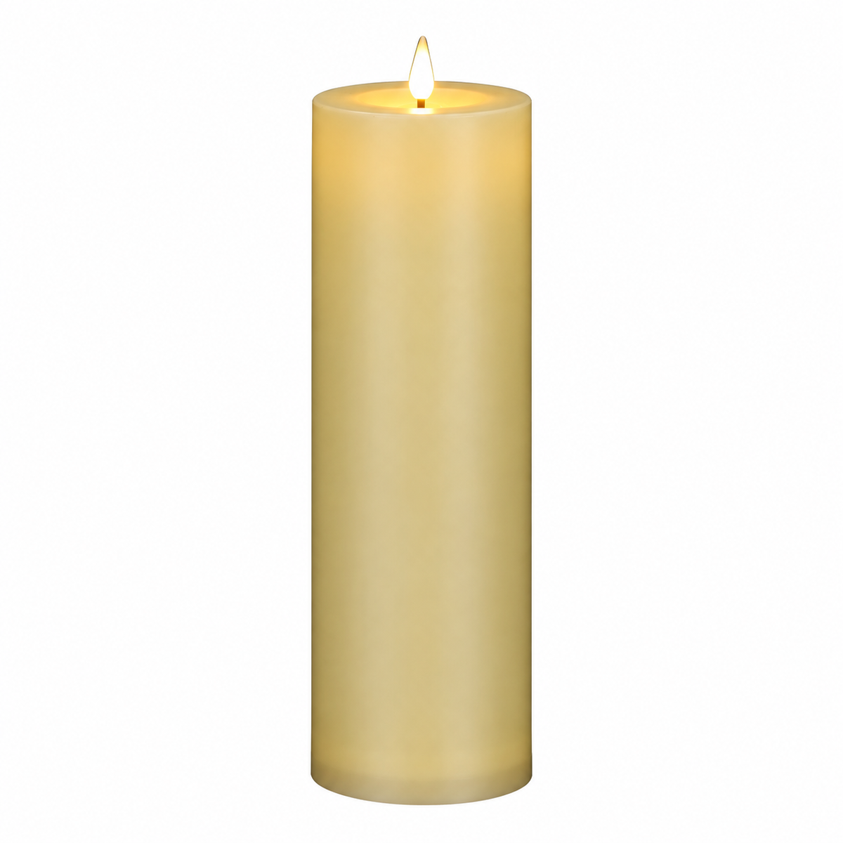 Grande Bougie LED Cylindrique à Piles