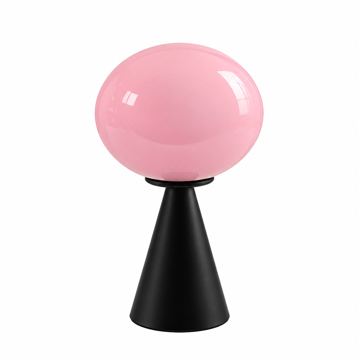 Lampe à Poser Champignon en Verre Coloré