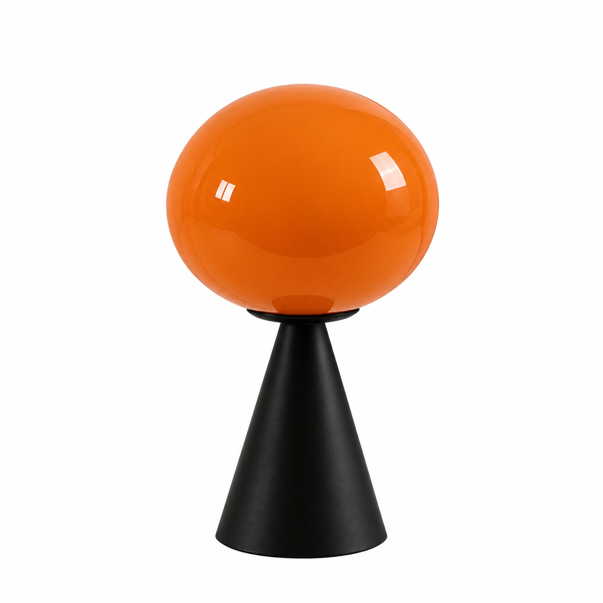 Lampe à Poser Champignon en Verre Coloré