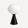 Lampe à Poser Champignon en Verre Coloré