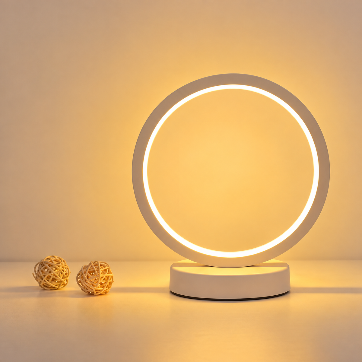 Lampe de Chevet Anneau LED Circulaire