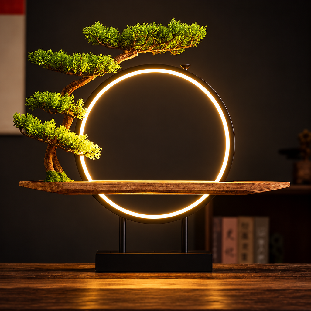 Brûle-Encens Bouddha LED Anneau Lumineux