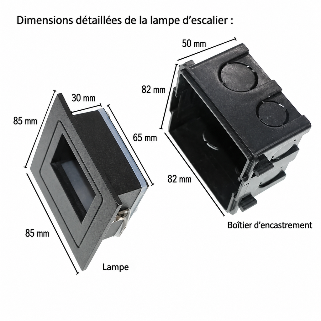 Spot LED Encastrable Escalier IP65