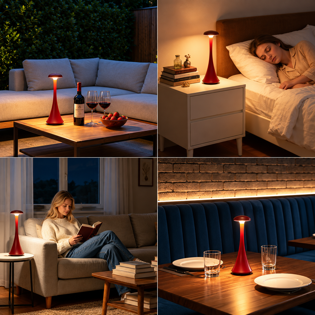 Lampe de Table Sans Fil Rechargeable IP54