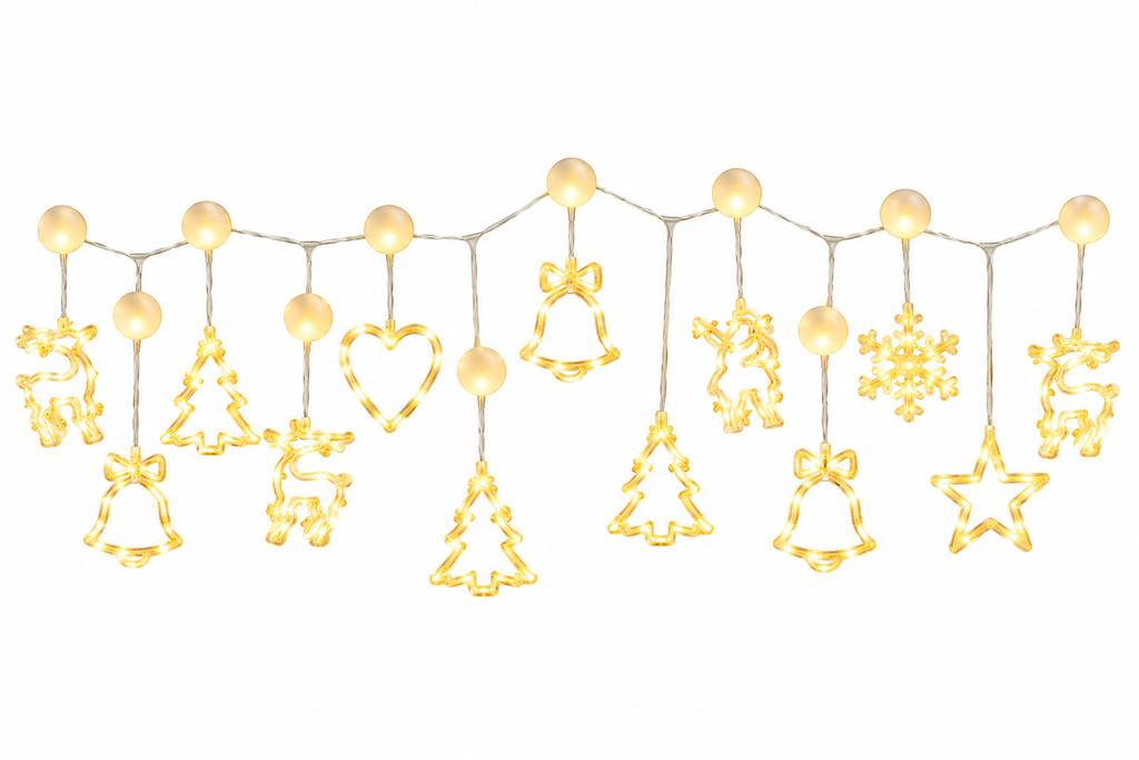 Suspension Lumineuse de Noël à Ventouse