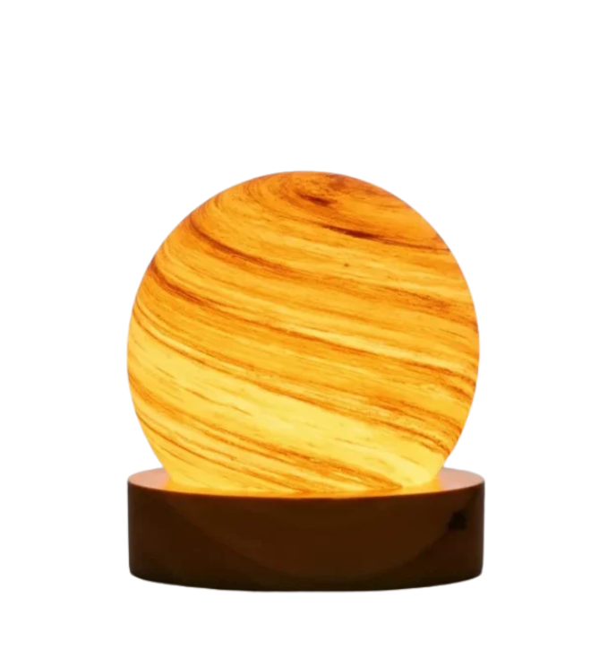Lampe de Chevet Boule de Cristal Planète