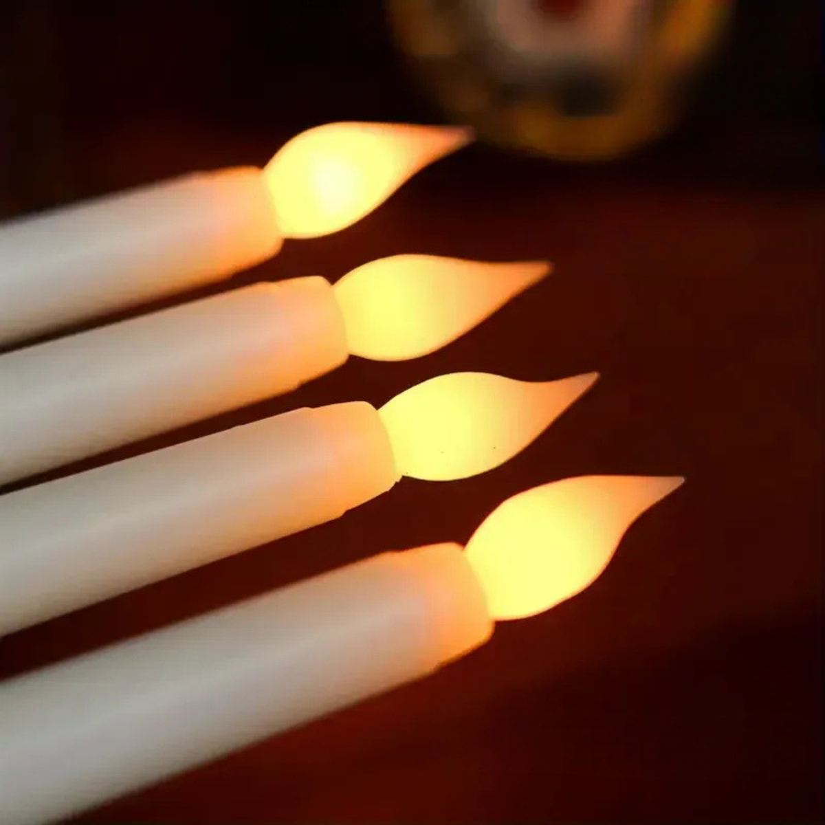 Bougies LED Coniques Haute Élégance