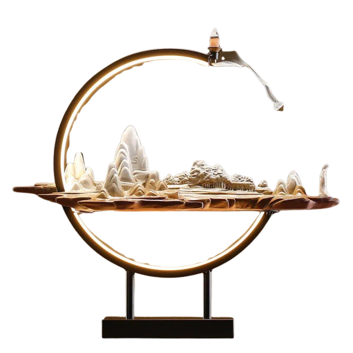 Brûle-Encens Cascade LED Anneau Lumineux
