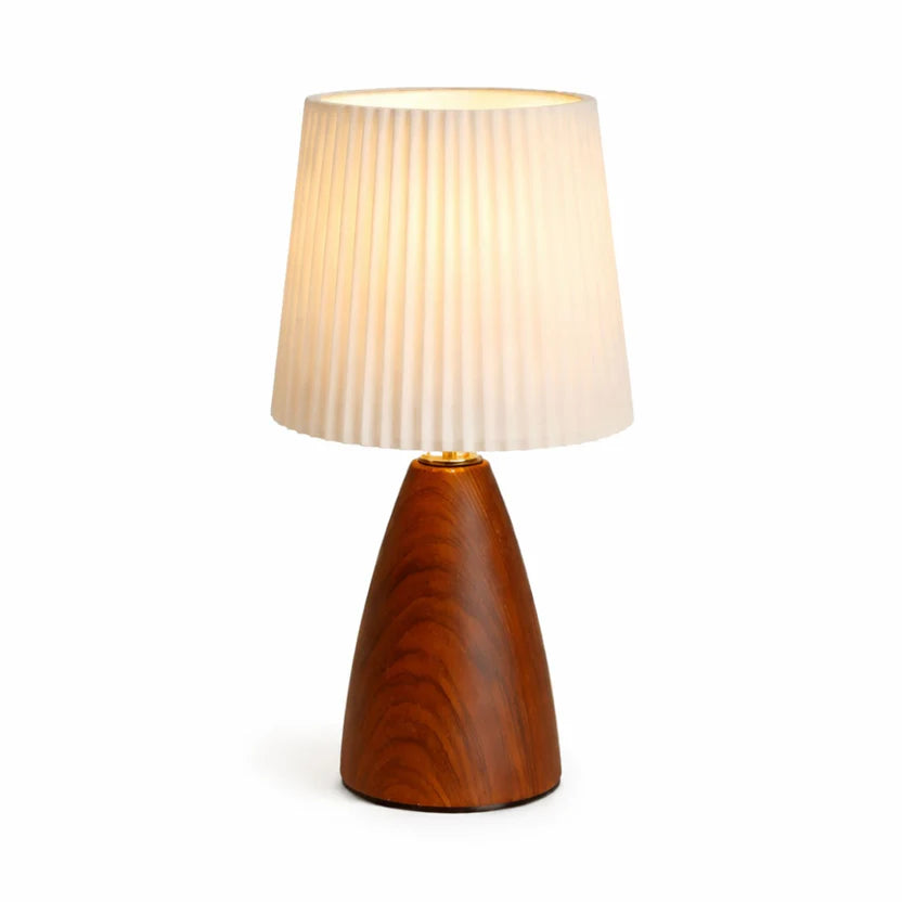 Lampe de Chevet Plissée en Céramique