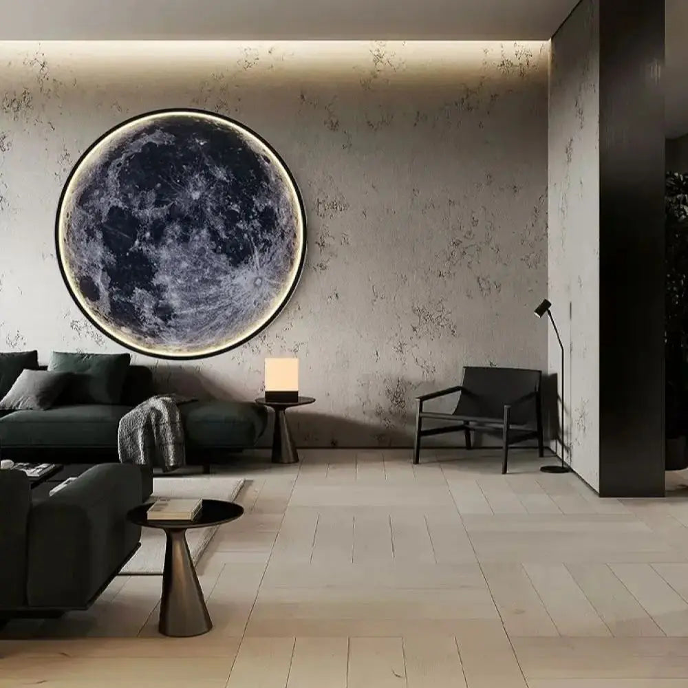 Applique Murale LED Lune 3D