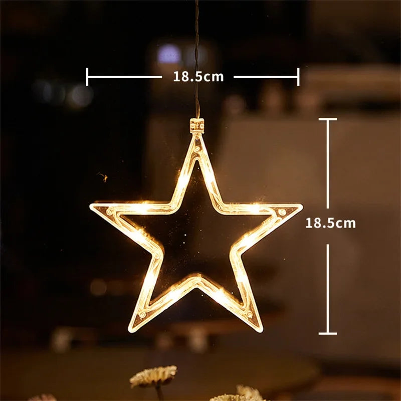 Suspension Lumineuse de Noël à Ventouse