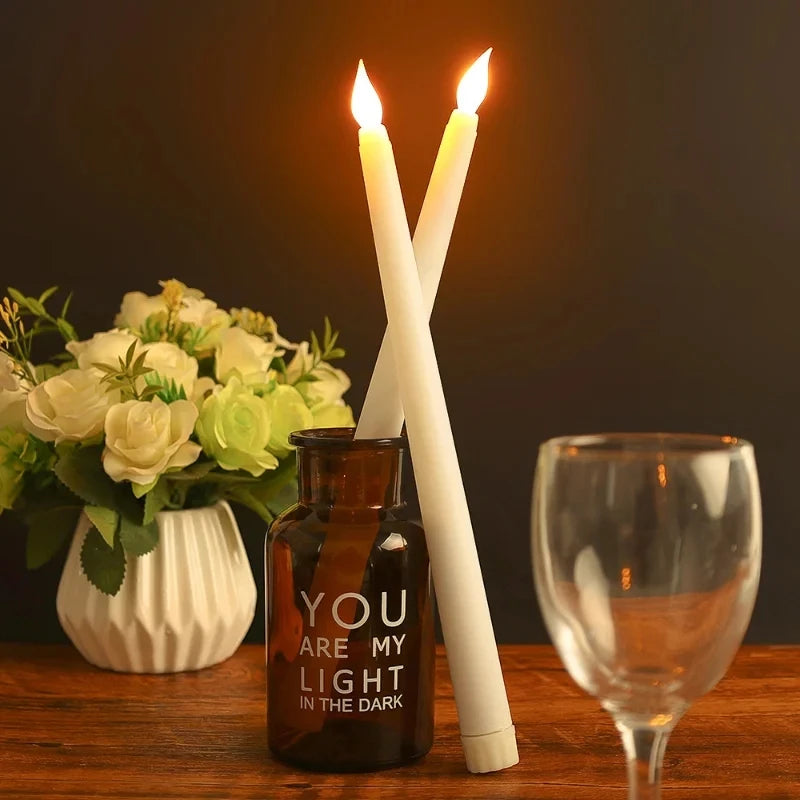 Bougies LED Coniques Haute Élégance