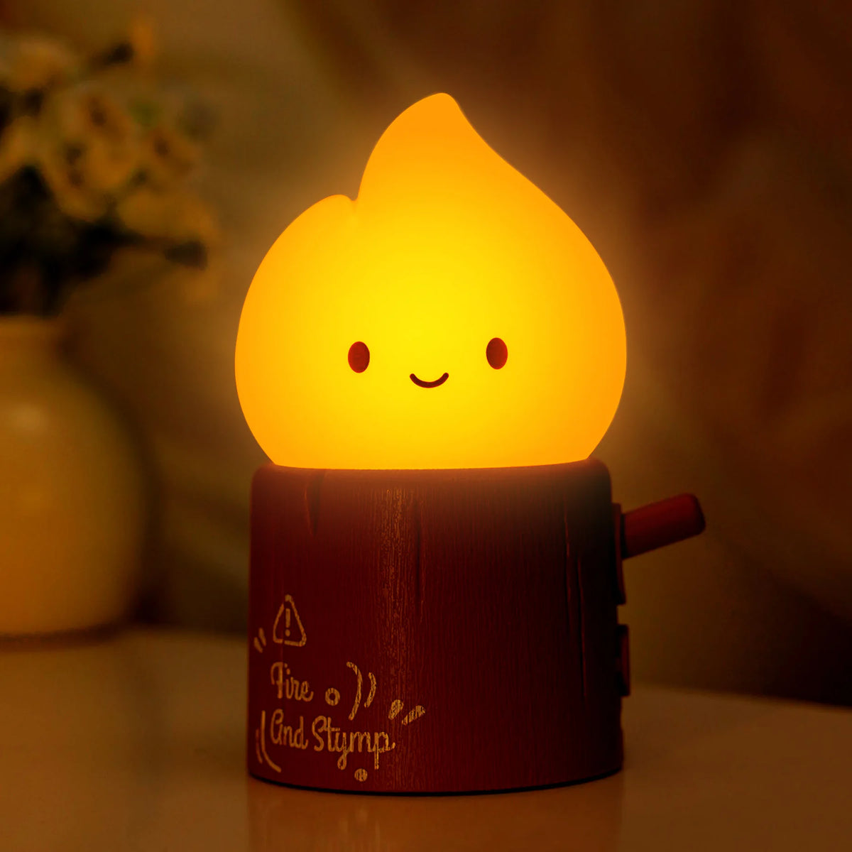 Veilleuse LED Silicone Souche & Flamme