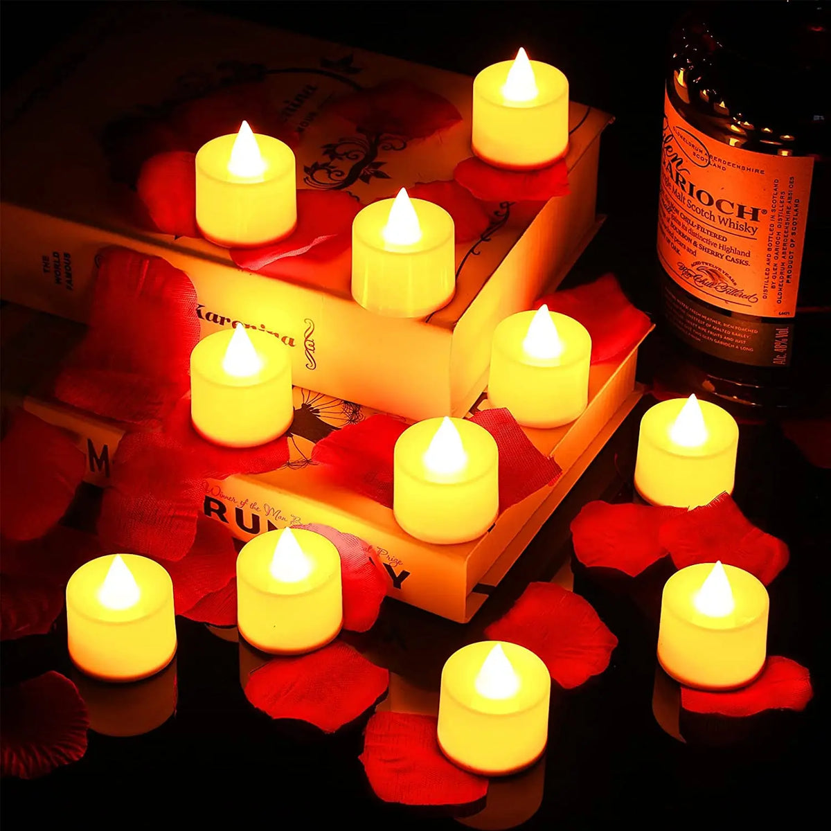 Mini Bougies Chauffe-Plat LED Sans Flamme
