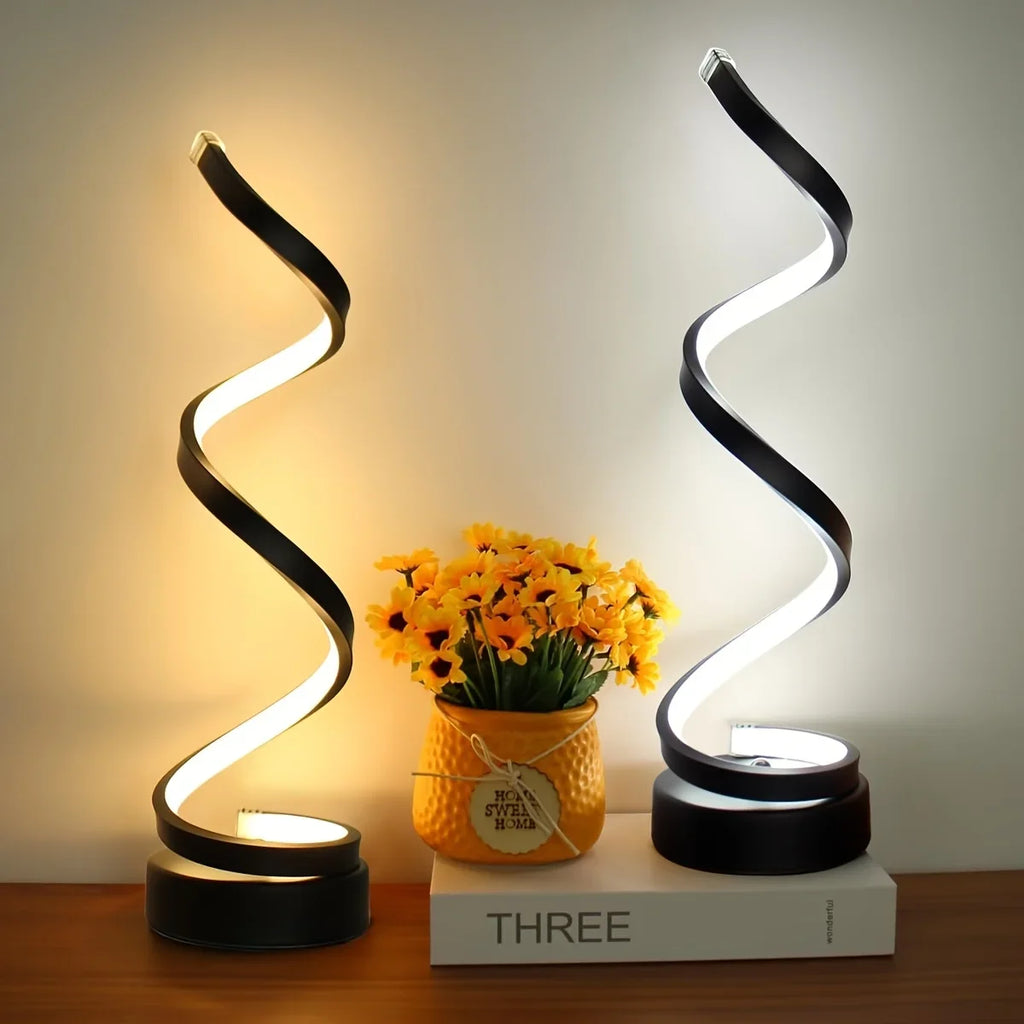Lampe de Chevet Spirale LED Design