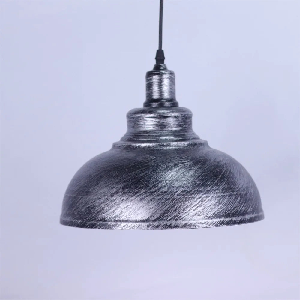 Suspension Luminaire Industrielle en Métal Vintage 30cm