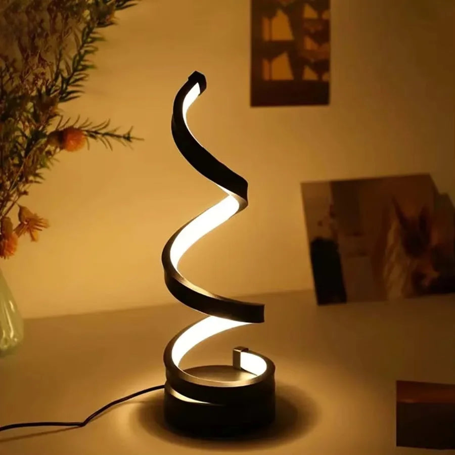 Lampe de Chevet Spirale LED Design