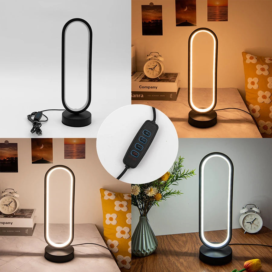 Lampe de Chevet Spirale LED Design
