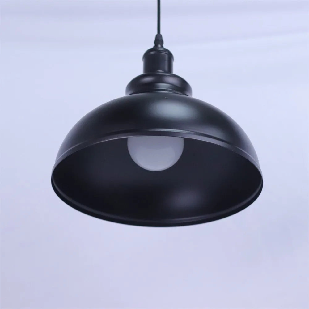 Suspension Luminaire Industrielle en Métal Vintage 30cm