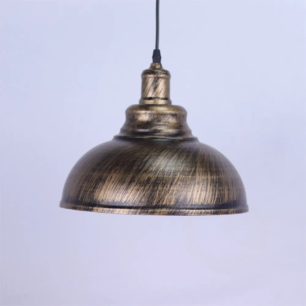 Suspension Luminaire Industrielle en Métal Vintage 30cm