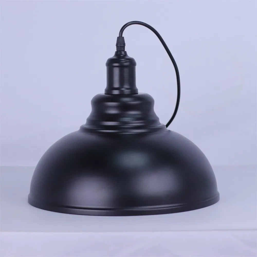 Suspension Luminaire Industrielle en Métal Vintage 30cm