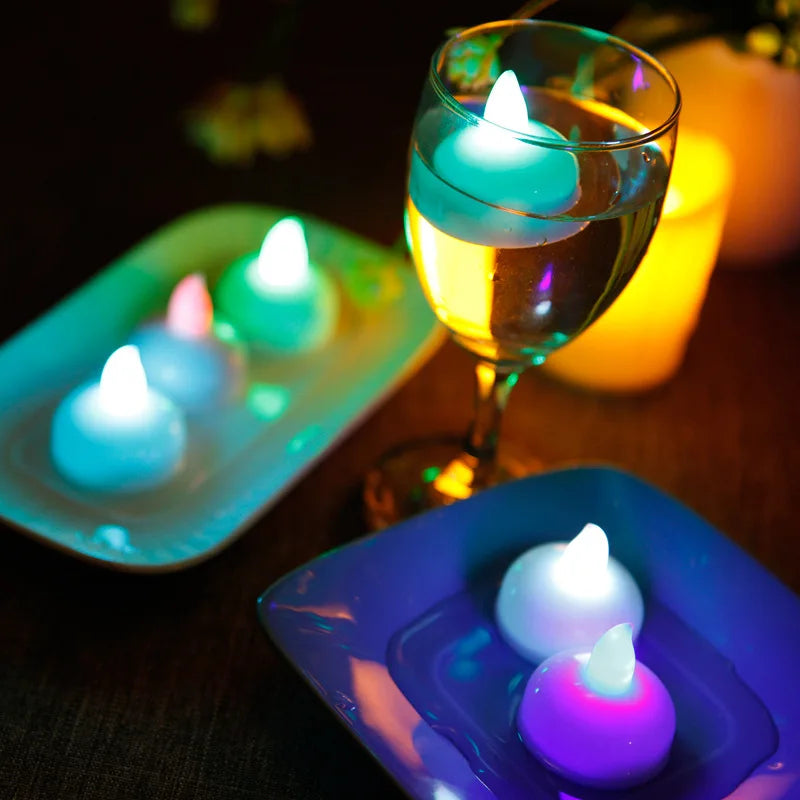 Bougie LED Flottante Étanche