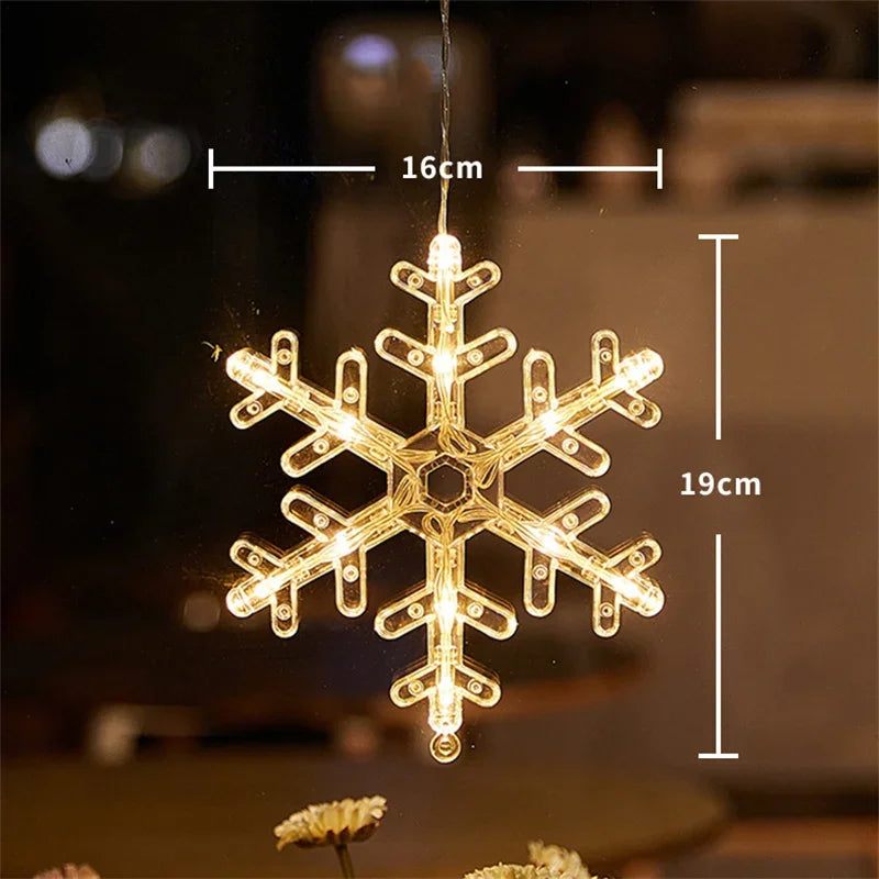 Suspension Lumineuse de Noël à Ventouse