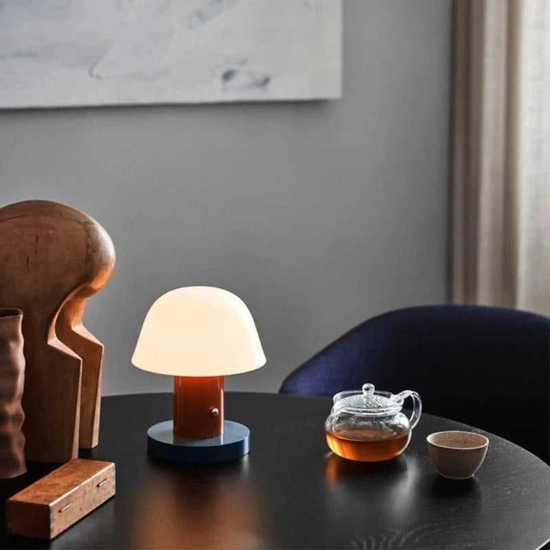 Lampe de Chevet Champignon Sans Fil
