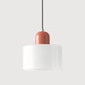 Suspension Design Bauhaus en Verre Coloré