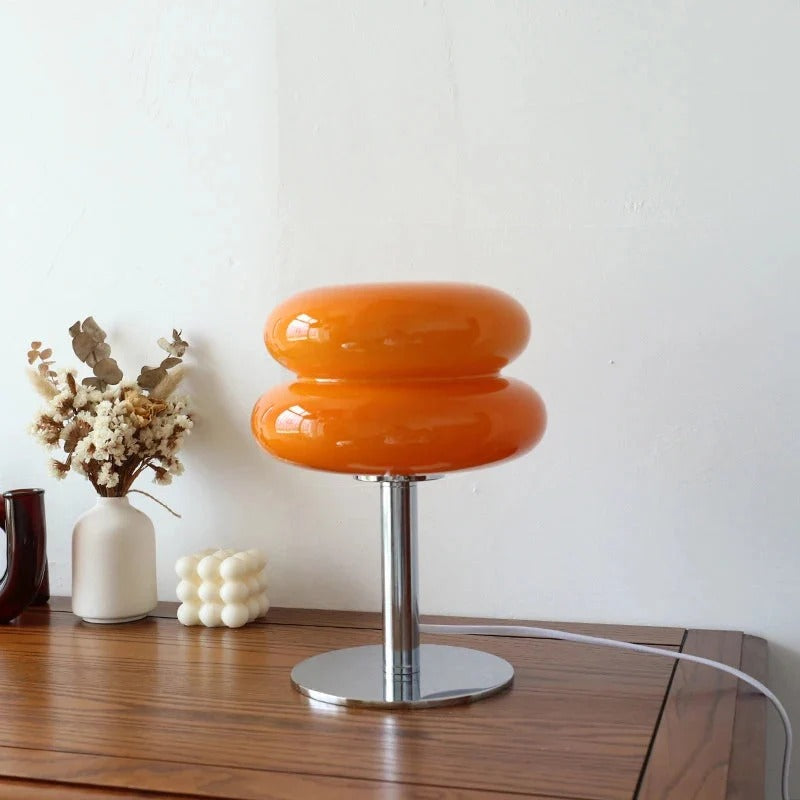 Lampe de Table Champignon en Verre Soufflé