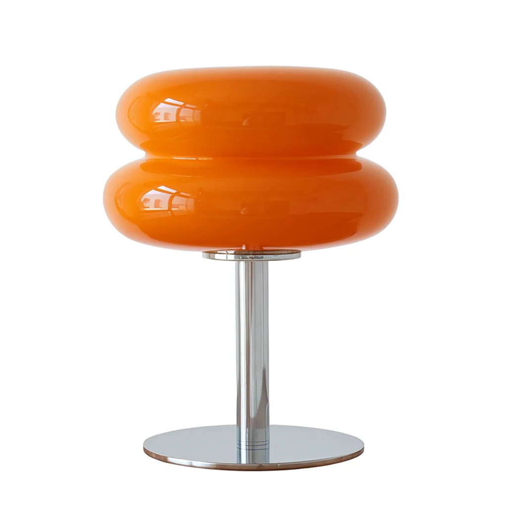 Lampe de Table Champignon en Verre Soufflé