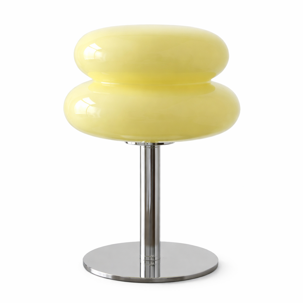 Lampe de Table Champignon en Verre Soufflé