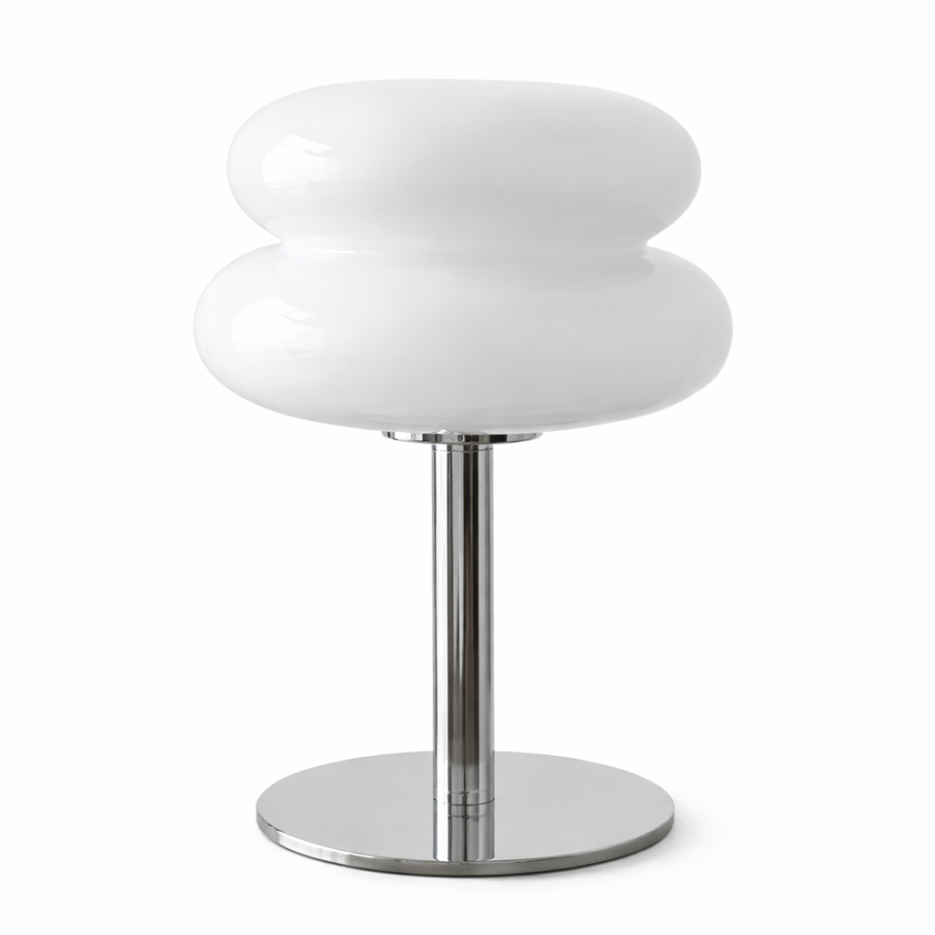 Lampe de Table Champignon en Verre Soufflé
