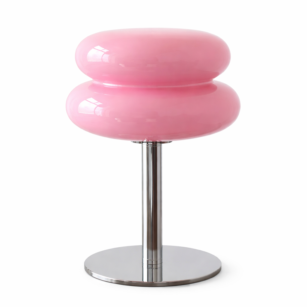 Lampe de Table Champignon en Verre Soufflé