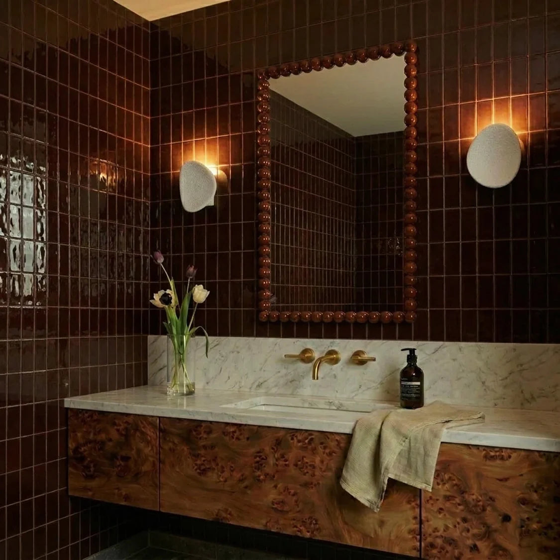 Applique Murale LED Galet Design Étanche IP65