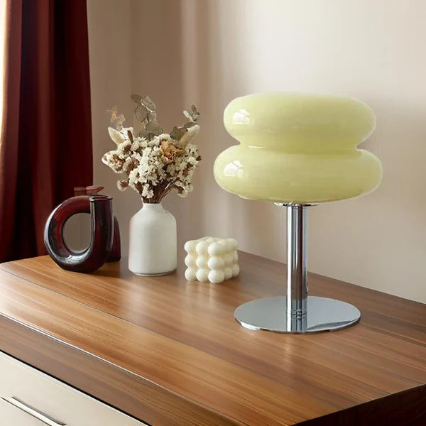 Lampe de Table Champignon en Verre Soufflé