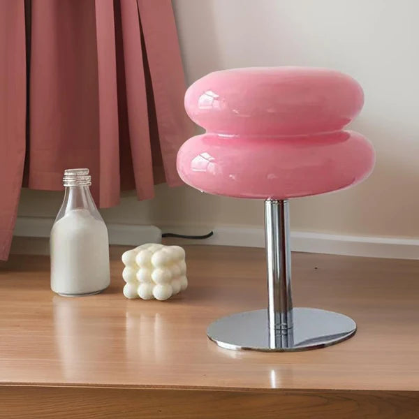 Lampe de Table Champignon en Verre Soufflé
