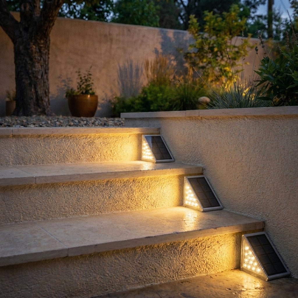 Spot LED Solaire d'Escalier Extérieur