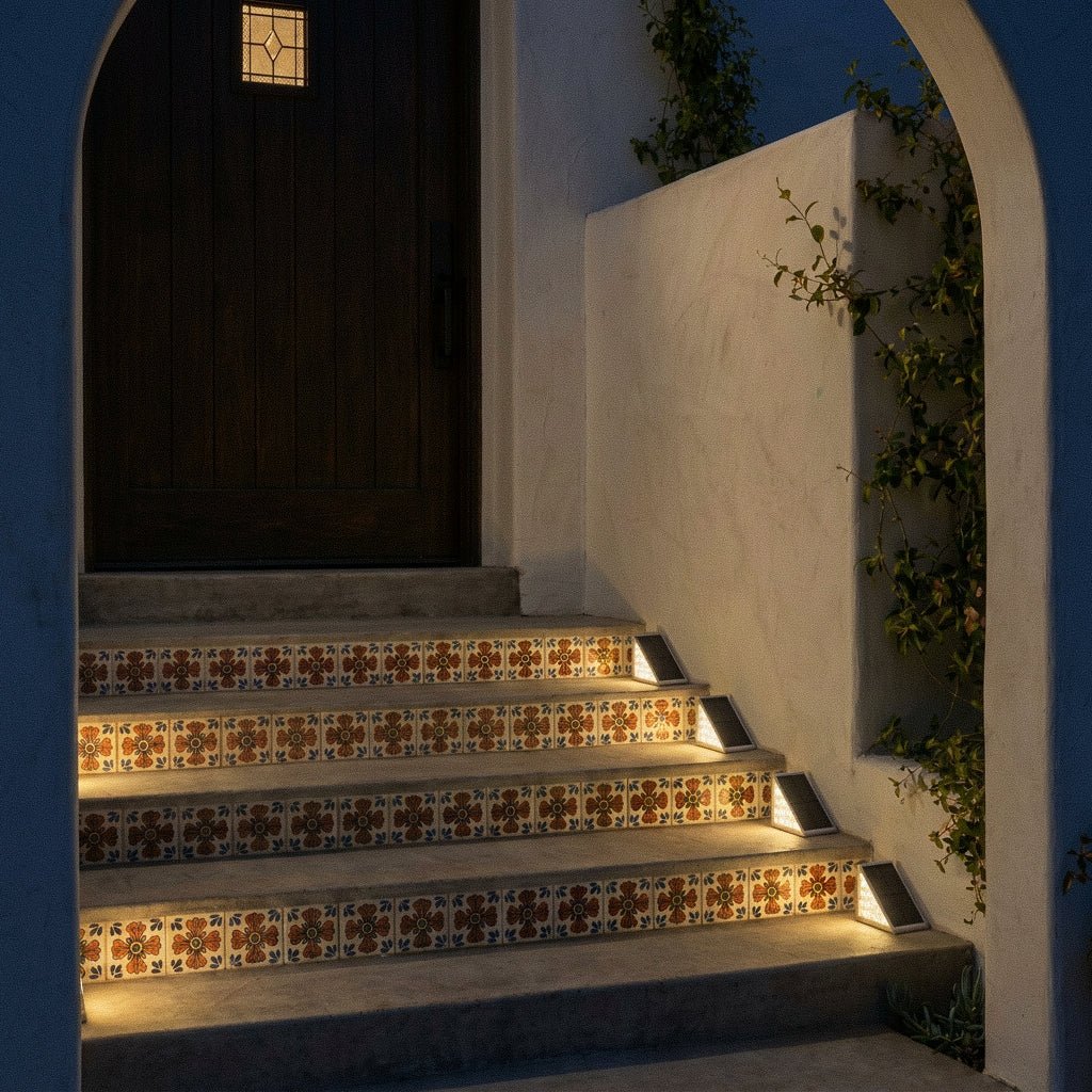 Spot LED Solaire d'Escalier Extérieur