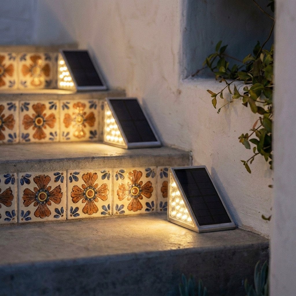 Spot LED Solaire d'Escalier Extérieur